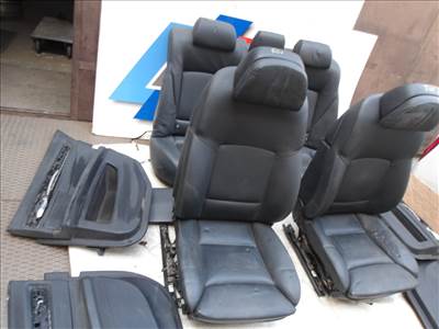 ÁR/SZETT [GYÁRI BONTOTT] BMW - BELSŐ SZETT, ÜLÉSEK + AJTÓKÁRPITOK - FEKETE BŐR - 7-ES / F01 - ÁLLAPOT A LEÍRÁSBAN! 